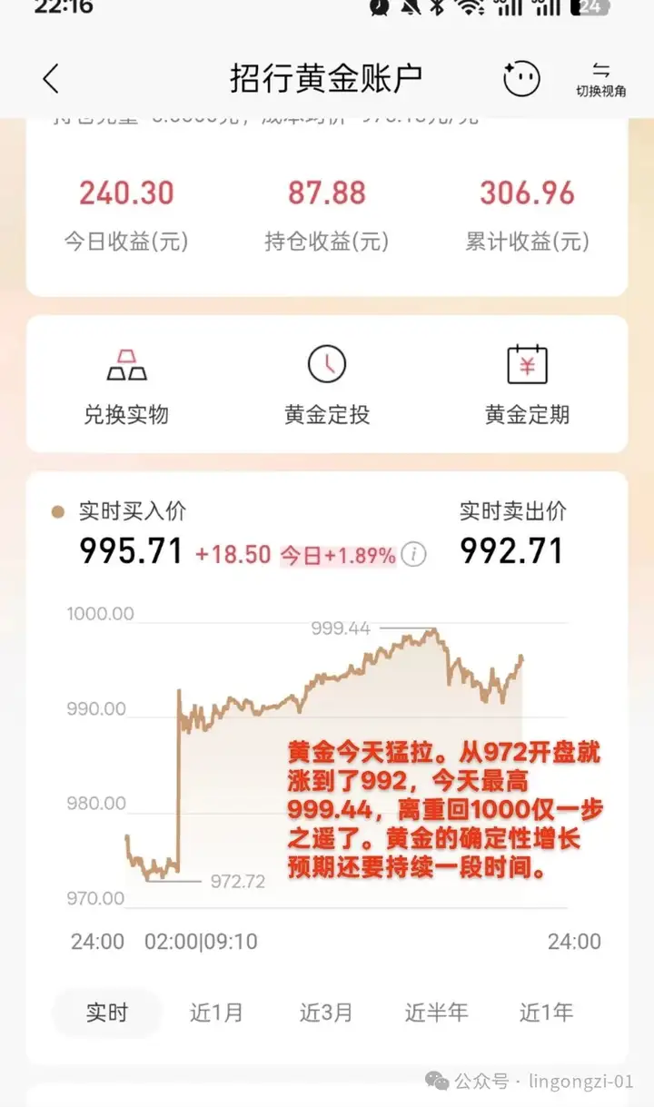 黄金基金(黄金基金今日行情大盘走势)